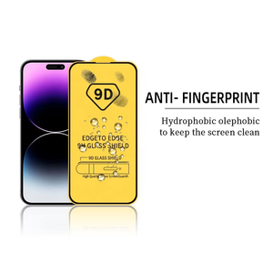 9D Bảo Hiểm Đầy Đủ Màn Hình Lụa Bảo Vệ Tempered Glass Phim Đối Với iPhone XR 11 12 Mini 13 14 Pro 15 Cộng Với 16 17 Pro Max - Product Image 5