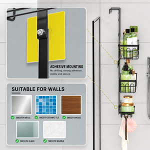 Scaffale portaoggetti in metallo all'ingrosso da posizionare sopra il WC, salvaspazio, autoportante, per asciugamani, articoli da toeletta e uso domestico - Product Image 2