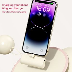 Capsule Portable Batterie Power Bank Pour Téléphone 5000mah Mini Power Bank - Product Image 4