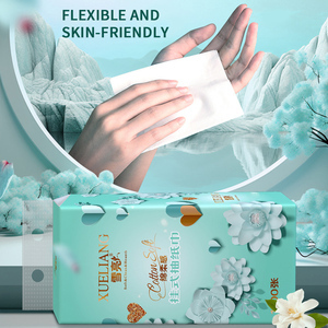 Hộ Gia Đình Mặt Mô Giấy Gốc Gỗ Bột Giấy Mềm Thấm Treo Hộp Thiết Kế Cho Nhà Sử Dụng - Product Image 3