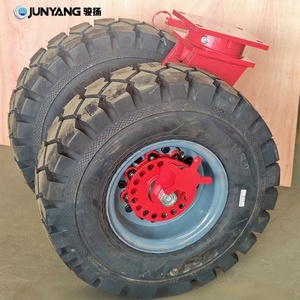 Roulettes pivotantes en caoutchouc et acier de haute qualité, 9 tonnes, avec roulement à billes, diamètre de roue 550 mm, pour le transport de conteneurs - Product Image 2