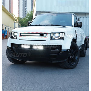 Parrilla Decorativa LED para Parachoques de Coche, Kit de Carrocería, Parrilla Delantera Compatible con Defender 90 110 130 2020-2024, Pieza Exterior - Product Image 6