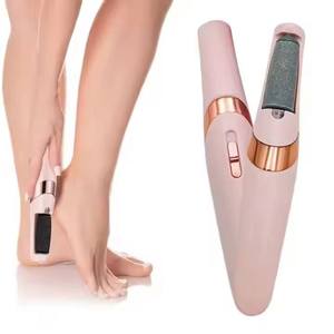 Ponceuse électrique rechargeable USB pour pieds, manche long, logo personnalisé, éliminateur de callosités pour pédicure, pour peaux mortes et exfoliation des callosités - Product Image 5