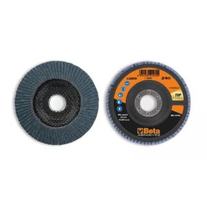 BETA - 112200006 Disques à lamelles avec tissu abrasif en zircone, tampon de support en fibre de verre, construction à rabat simple ø 115 mm (multi-pack) - Product Image 1