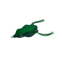 Leurre souple artificiel en acier inoxydable, simulation grenouille tonnante, double hameçon, pointe relevée, flottant, pour la pêche au Blackfish King 812