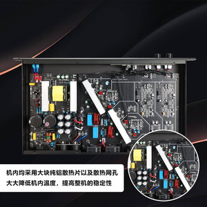 Ds8200 Chất Lượng Cao 4 Kênh 1U Âm Thanh Kỹ Thuật Số Khuếch Đại Công Suất Công Suất Cao Công Suất Tinh Khiết - Product Image 2