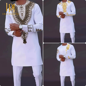 Items Sold in Bulk a New Style Middle Eastern Casual White Loose Shirt Set Woven for Summer Elegant <strong>Clothing</strong> - Product Image 1