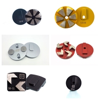 Disques abrasifs pour meuleuse à béton SUMO Diamond Tools compatibles Terrco, 3 pouces, lot de 6 # -400 #   Grit TE-5AR8