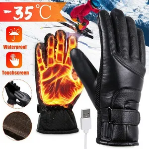 Mydays Outdoor Winter Wasserdicht Drei Stufen Temperature in stellung Motorrad fahren Warme beheizte Handschuhe mit USB-Ladeans chluss