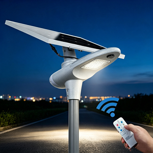 Meilleures lampes solaires LED tout-en-un de haute qualité pour éclairage extérieur de rue, 4000LM - Product Image 1