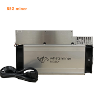 BTC Miner Whatsminer M31S + Refroidissement par air Asic Miner SHA-256 M31S M31S + 78T 80T 82T 84T pour BTC Mining Bitcoin Miner