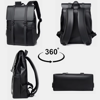 Sac à dos pour ordinateur portable MKW2063 à faible MOQ, en cuir PU imperméable, pour étudiants, voyages d'affaires, sport, homme et femme