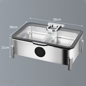 Cách Nhiệt Bộ đồ ăn 304 thép không gỉ buffy bếp ăn sáng nóng lên bếp khách sạn tự chọn Bếp Bộ đồ ăn - Product Image 5