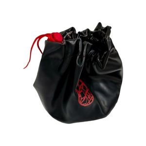 Bolsa de Terciopelo Negro Súper Suave con Cordón, Impresión de Logotipo Dorado Personalizado, para Secador de Pelo, Zapatos, Ropa, Calcetines - Product Image 3