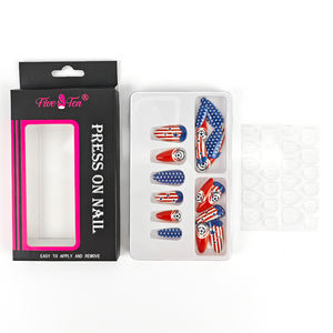 Cinq et dix GMPC/Sedex/ISO/EUDR fournitures <span class=keywords><strong>FIFA</strong></span> Football presse-sur faux ongles équipe nationale Nail Art breloques en gros pour le Sport - Product Image 6