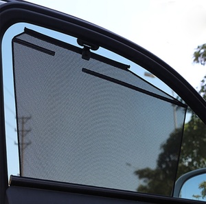 Parasol enrollable de lujo para coche, cortina lateral para ventana, personalizada, para <span class=keywords><strong>BMW</strong></span> X6, venta al por mayor, 4 Uds. - Product Image 4