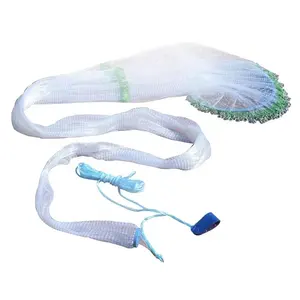 Buon prezzo mesh size 23mm profondità 12ft Nylon monofilamento con frisbee cast net lancio cattura coulisse rete da pesca rete da pesca