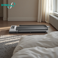 Tapis roulant électrique pliable OEM avec télécommande, design compact pour la maison, le bureau, l'entraînement cardiovasculaire en intérieur