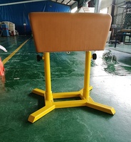 Aofan AF-184 Alat Latihan Pommel Horse Senam dari Baja Anti Karat yang Dapat Disesuaikan (80-105cm 35cm Lebar) Buatan Pabrik