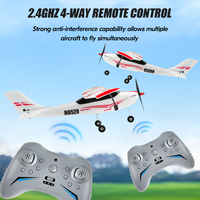 Avion modèle Cessna 172 en mousse EPP des États-Unis, 4 canaux, moteur brushless, avion RC à aile fixe, 2,4 GHz, jouet télécommandé d'extérieur, cadeau pour les passionnés de vol.