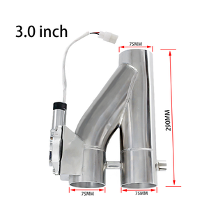 Kit de silencieux d'échappement électrique universel 2.5 ''3" à double soupape avec télécommande sans fil 2 pièces - Product Image 5