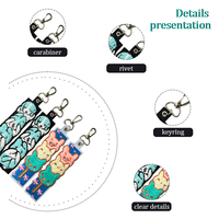 Porte-clés brodé personnalisé Étiquettes de porte-clés brodées Porte-clés brodé de style anime