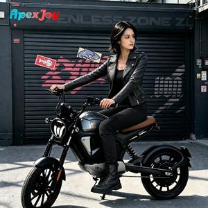 ApexJoy Tromox M03Q Moto Elettrica 2500W con Faro Rotondo, Sella Marrone, Produzione a Contratto per Importatori - Product Image 5