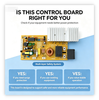 Placa Base para Cocina de Inducción Comercial AM 16B 1900W, Protección Contra Sobretensiones de 6KV, PCB con Sensor de Temperatura NTC