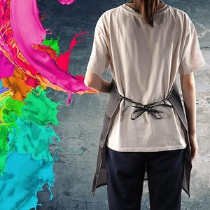 Delantal de pintura Pintores de artistas con bolsillos Delantales ajustables para amantes de los profesores Regalo para estudiantes Delantal de arte - Product Image 2