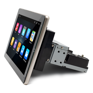 Solo 1 Din Rotación automática Android <span class=keywords><strong>Car</strong></span> <span class=keywords><strong>Radio</strong></span> <span class=keywords><strong>10</strong></span> pulgadas Wifi BT 2.5D Pantalla táctil Estéreo Gps <span class=keywords><strong>Car</strong></span> DVD Player - Product Image 2