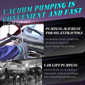 Machine de <span class=keywords><strong>vidange</strong></span> d'<span class=keywords><strong>huile</strong></span> hydraulique KARJOYS pour voitures, réservoir de récupération d'<span class=keywords><strong>huile</strong></span> usagée 80L, <span class=keywords><strong>pompe</strong></span> sous pression, extracteur à vide, garantie 13 mois - Product Image 3