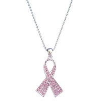 Collier rose pour érection contre le Cancer du sein, 5 pièces, vente en gros