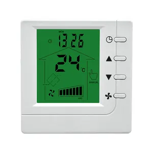 Ventilation system 3 speed fan adjustment and temperature display heat recovery Modbus controller