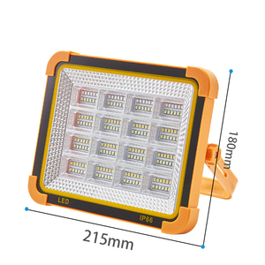 LED Flood <b>Light</b> 5000K COB IP65 215x180mm <b>Remote</b> <b>Control</b> 120 Beam Angle Dimmable Daylight Garden Use CE Certified - Product Image 1