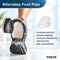 Protecteur de talon durable et résistant à l'usure, design respirant avec trous d'aération, coussinets de talon en gel épais pour un soutien et un amortissement durables du talon