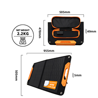 Portable 10W 15W 30W 40W 60W USB sacs pliants solaires pour chargeur d'ordinateur portable panneau solaire pliable pour Camping en plein air