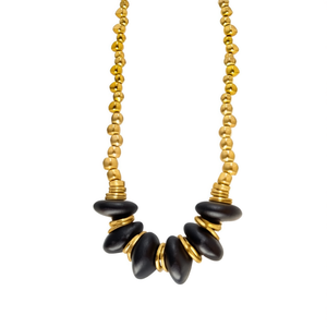 Collier de mode SmileJoyas en perles, acier inoxydable 316L, placage or PVD, durable et résistant, bijou tendance pour fête, unisexe - Product Image 3