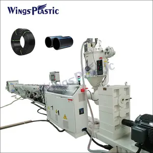 Automatic plastic hdpe pipe machine for water and electrical ppr pe pipe extrusion line pe ppr pipe machine