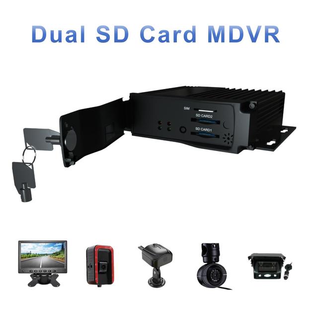 4CH 1080P Mobile DVR 4G WiFi GPS SD Card MDVR for Car Bus Truck Vehicles Camera Recorder for Fleet Management