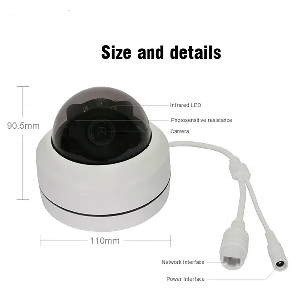 Nieuw Product Mini Met Mobiele Telefoon App Home Cctv Beveiliging Ip Ptz Camera Met Poe Outdoor