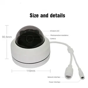 Nouveau produit mini avec application pour téléphone mobile home cctv sécurité surveillance ip ptz caméra avec poe outdoor