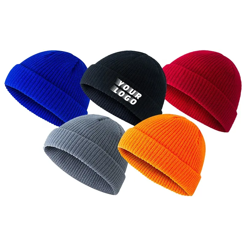 Bán Sỉ Mũ Beanie Dệt Kim Họa Tiết Đồ Họa In Tùy Chỉnh Chất Lượng Cao Mũ Mùa Đông Ấm Áp Mũ Benaie Mũi Khâu Lớn Cho Cả Nam Và Nữ