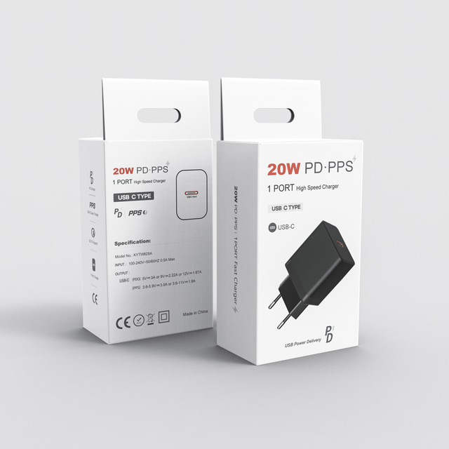 US UK EU KC Compatible 20W PD USB C Fast Charger Block 5V 3A 9V 2.22A USB-C Power Adapter OTP Protection AU Phone 13 Charger
