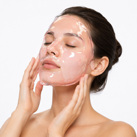Masque facial en cristal d'ADN de saumon PDRN personnalisé, hydratation intense, réparation de la barrière cutanée, raffermissant, apaisant, revitalisant, soin du visage
