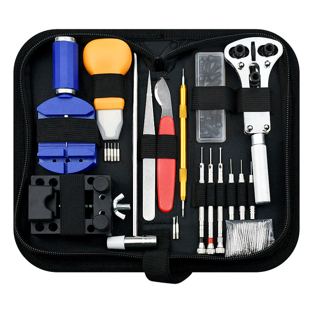 147pcs OEM/ODM Multifunctional Easy Carry Portable Diy Watch Repair Tool Kit Spring Bar Tool Replace Battery Band Remover
