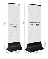Support d'affichage publicitaire YTSF-F4 Liping, panneau vertical en acier inoxydable et verre, signalétique directionnelle, support d'affiche pour centre commercial