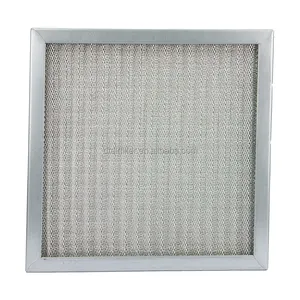 Long Life Service Washable Six Aluminum Layer Pleated panel air filter for AHU HVAC ventilation system