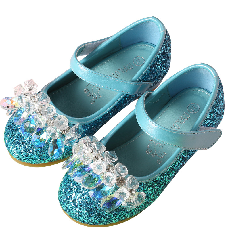 Китай, обувь для девушек, Золушка, кристалл, каблук, пианино, обувь для выступлений