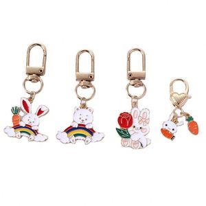 พวงกุญแจโลหะลายสัตว์พิมพ์ลายหยดน้ำมันยอดนิยมขายส่ง - Product Image 5