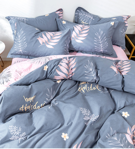 Parure de lit en tissu 100% coton, ensemble de literie bon marché pour filles, housse de couette personnalisée, vente en gros - Product Image 5